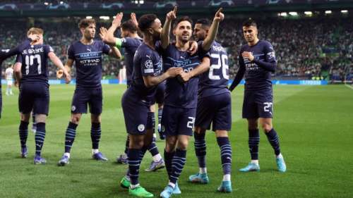 El City goleó de visita en la Champions