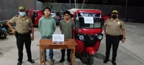 Capturan a dos sujetos acusados de robo agravado