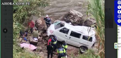 Accidente de tránsito en Oxapampa deja 7 heridos y 2 fallecidos