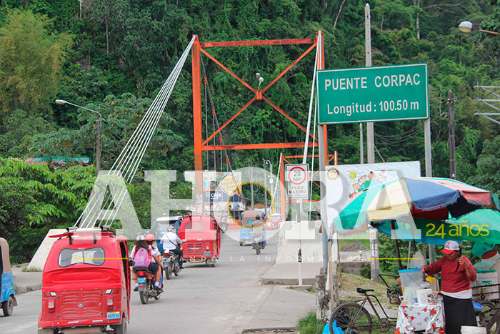 Puente Corpac amenaza colapsar en Tingo María