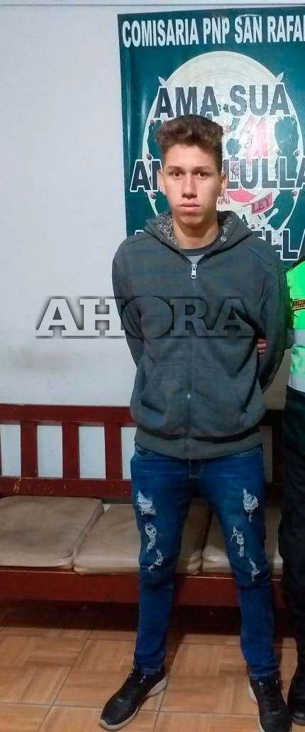 Detienen a sujeto por hurtar S/ 4 mil de tragamonedas