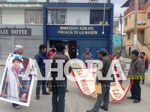 Pobladores piden no archivar asesinato de comunero