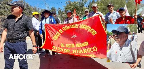 Trabajadores administrativos de Educación de Huánuco acataron paro de 48 horas