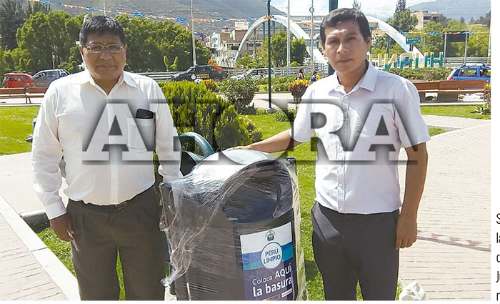 Municipalidad instala depósitos de basura