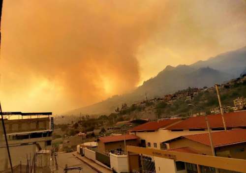 Apurímac registra 21 incendios forestales