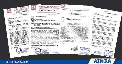 Renuncia en masa del Comité Electoral del Colegio de Economistas de Huánuco: Denuncian serias irregularidades