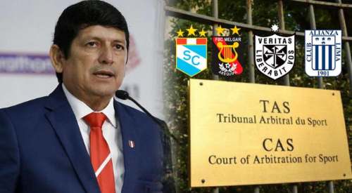 TAS rechazó pedido de Alianza, Cristal, Melgar y Cienciano