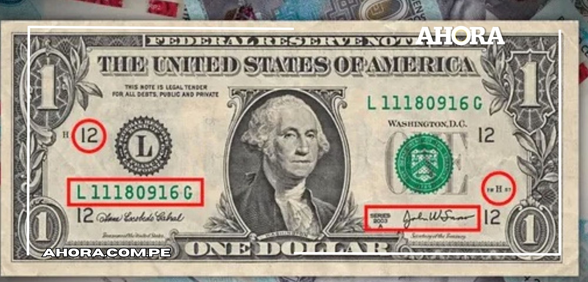 El billete de 1 dólar "arcoíris": Una rara pieza de colección que puede valer más de S/ 100 mil