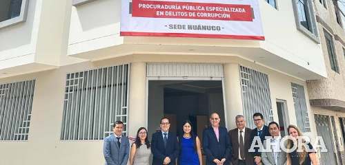 Inauguran nueva sede de la Procuraduría Pública Especializada en Delitos de Corrupción en Huánuco