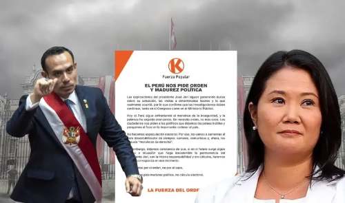 Fuerza Popular descarta apoyar censura contra Jerí pese a dudas por reuniones con empresario chino