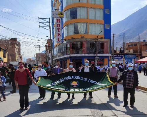 Paucarbamba celebró 58 años de Historia