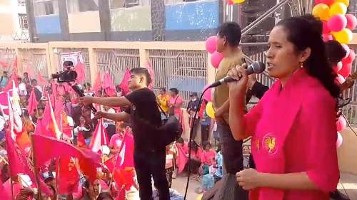 Candidata Marleni Venancio cerró campaña en la ciudad de Huánuco