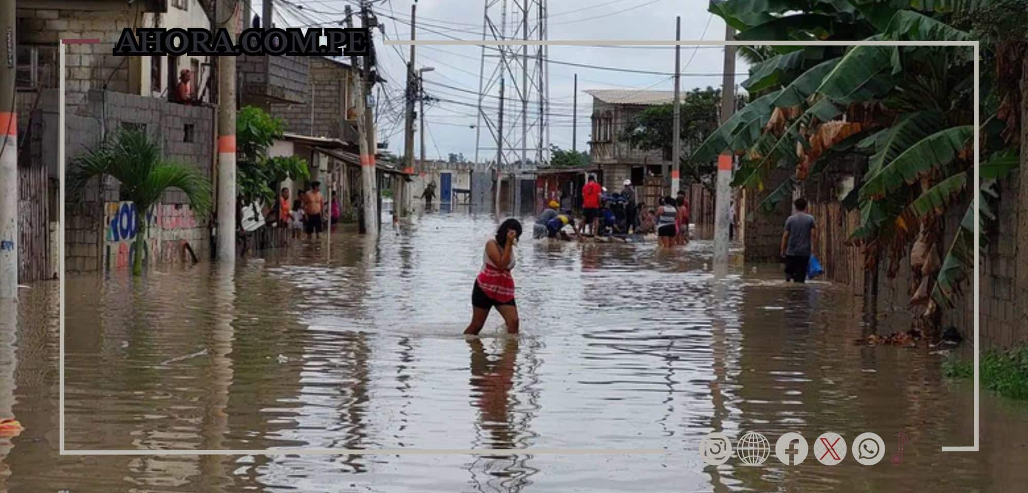 Intensas lluvias en Ecuador dejan seis muertos y más de 27.000 afectados por las lluvias
