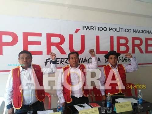 Perú Libre inicia actividades en Huánuco