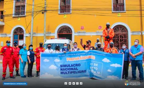 Indeci realizará hoy simulacro Multipeligro en Huánuco
