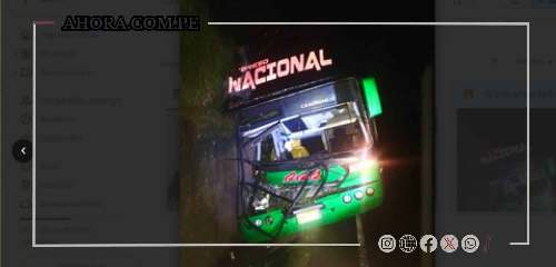 Despiste de bus Internacional en Chicrin deja un herido