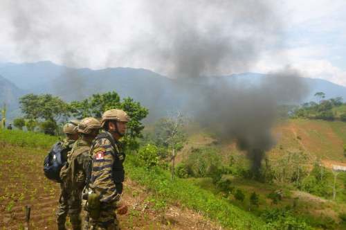 Gobierno realizará una lucha frontal contra el terrorismo y el narcotráfico