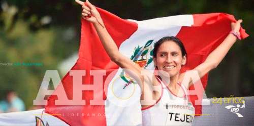 Atleta peruana Tejeda clasifica a Tokio 202