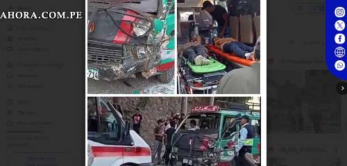 Conductor fugitivo luego de choque frontal en Pillco Marca