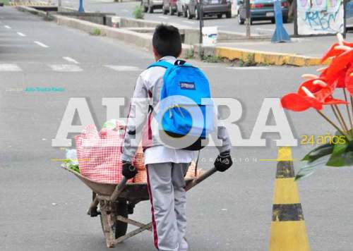 Inabif rescata a 250 niños trabajadores de la calle