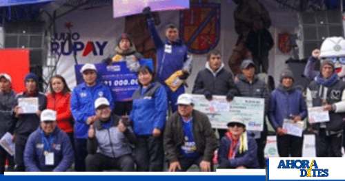 Atleta de Abancay gana la maratón Meseta del Bombón en Cerro de Pasco
