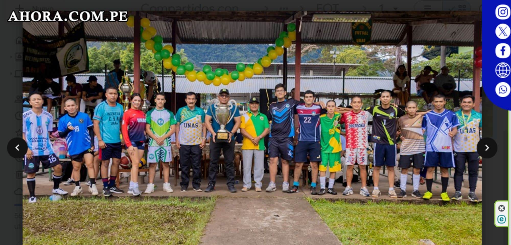 UNAS da la bienvenida a nuevos estudiantes con las Olimpiadas Cachimbo 2024 en Tingo María