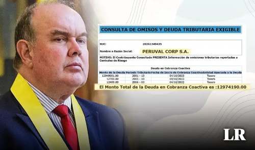 Candidato Rafael López Aliaga mantiene deuda coactiva con la Sunat por más de S/12,9 millones