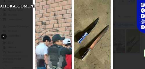 Policía interviene a dos sujetos tras violenta pelea con arma blanca en la feria de la Laguna