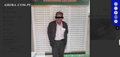 Detienen a sujeto de 84 años acusado de violación sexual
