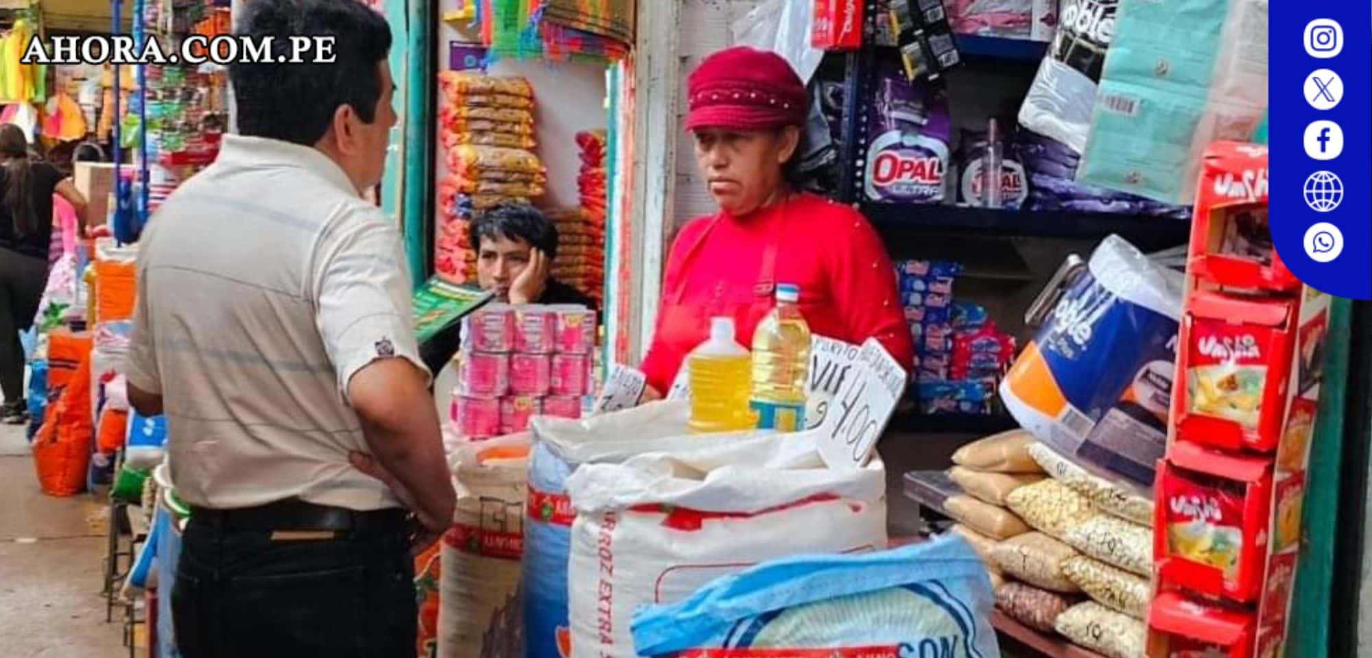 Amarilis socializa beneficios del nuevo mercado de abastos