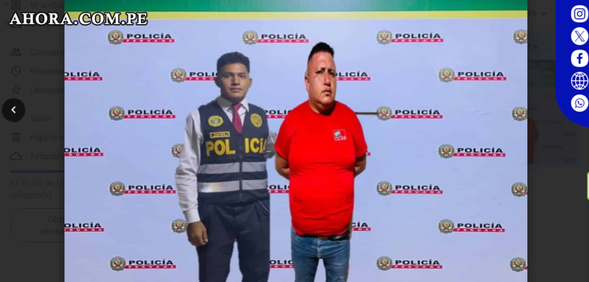 Detienen a “Gringasho” sospechoso vinculado a robo fatal en Cooperativa San Francisco