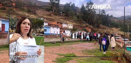 Tensión en IE de Quenra: Policía evita linchamiento de profesora cuestionada 
