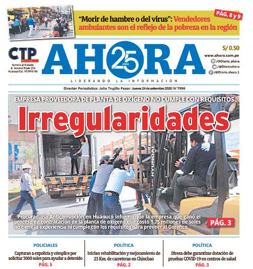 Edición digital Diario Ahora 24-09-2020