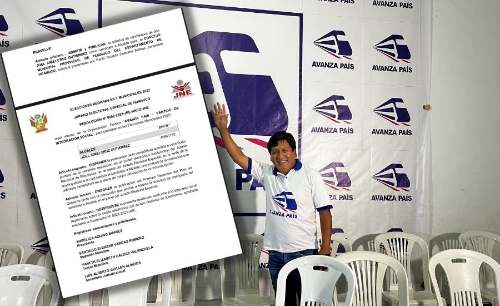 JEE inscribió a Joel Cruz como candidato provincial de Huánuco de Avanza País