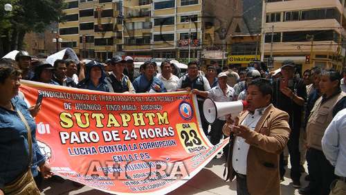 Trabajadores de SEDA exigen retiro del gerente