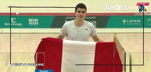 Bicampeón panamericano: Diego Elías ganó medalla de oro en squash en Santiago 2023