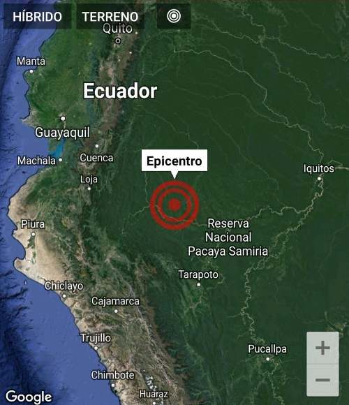 Terremoto en Amazonas remeció Huánuco