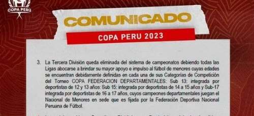 FPF exige que las ligas y clubes se inscriban en la Sunarp