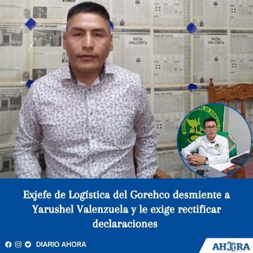 Exjefe de Logística de Huánuco afirma que la Dirección de Agricultura debe responder por el caso Magril Paredes