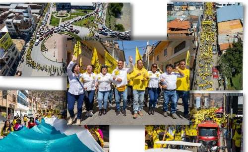 Estudiantes y jóvenes acompañaron Gran Caravana de la Juventud del Huapri