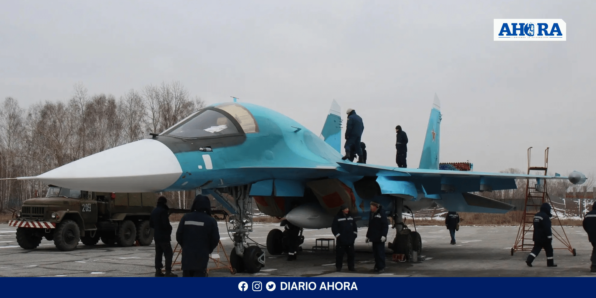 Rusia refuerza su arsenal con nuevos cazabombarderos Su-34