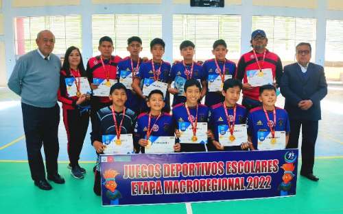 Colegio huanuqueño gana medalla de oro en Juegos Escolares