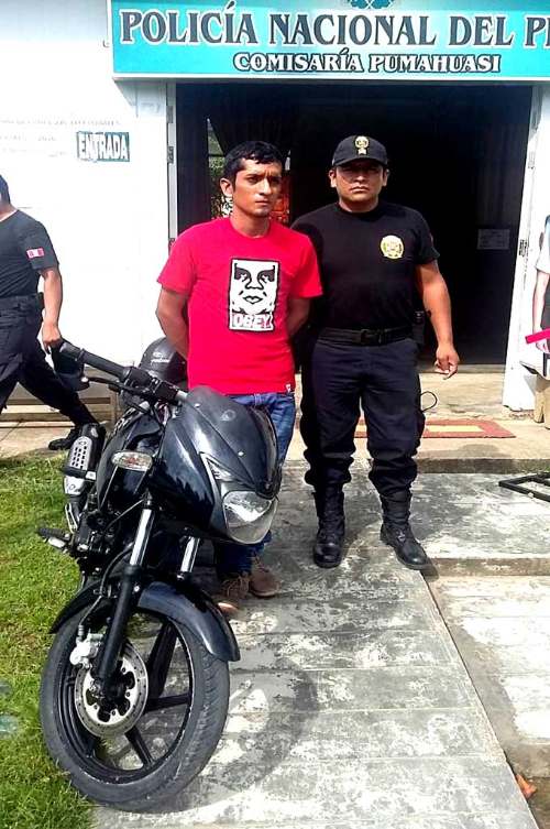 Policía recupera motocicleta implicada en robo