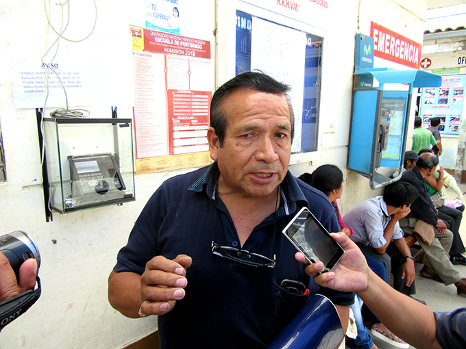 "Trabajadores del hospital Valdizán vienen siendo maltratados"