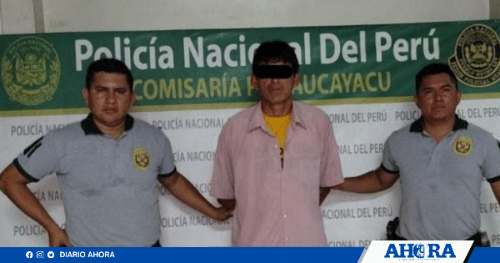Escándalo en Leoncio Prado: Detienen a dueño de librería por presuntos tocamientos a menor de edad