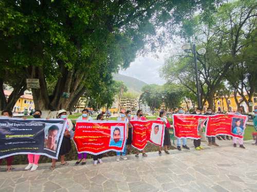 Familiares de desaparecidos llegaron a Huánuco exigiendo prisión para sospechoso