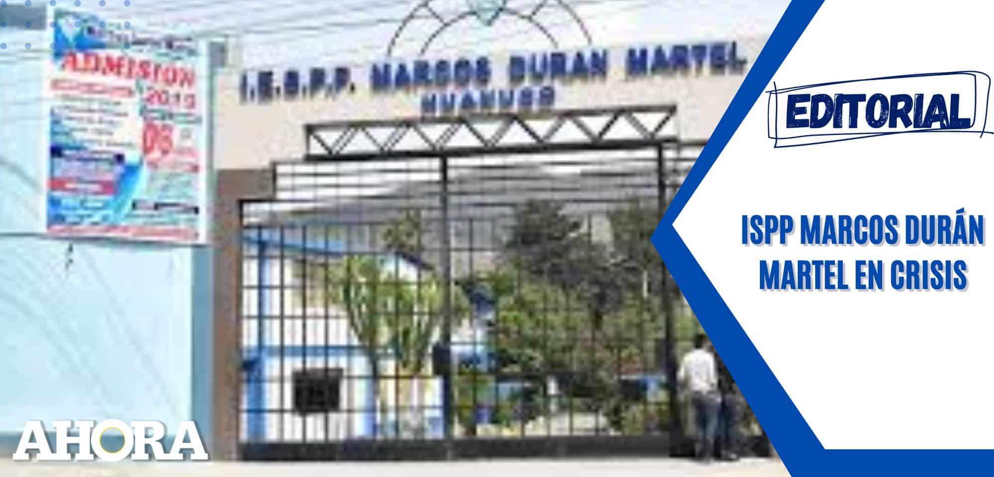 ISPP Marcos Durán Martel en crisis