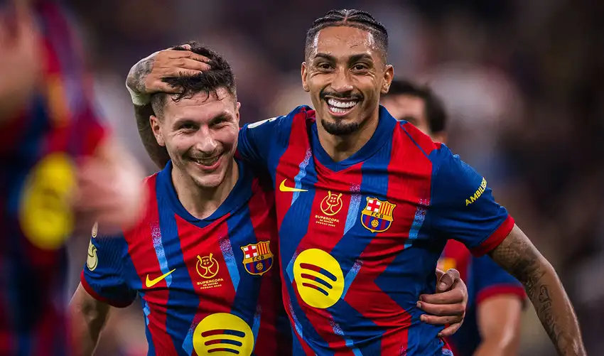 Barcelona golea al Athletic Club y clasifica a la final de la Supercopa 2026