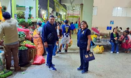 Fiscalía realiza operativo preventivo en el Mercado Modelo de Tingo María para detectar trabajo infantil y explotación