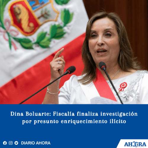 Dina Boluarte: Fiscalía finaliza investigación por presunto enriquecimiento ilícito